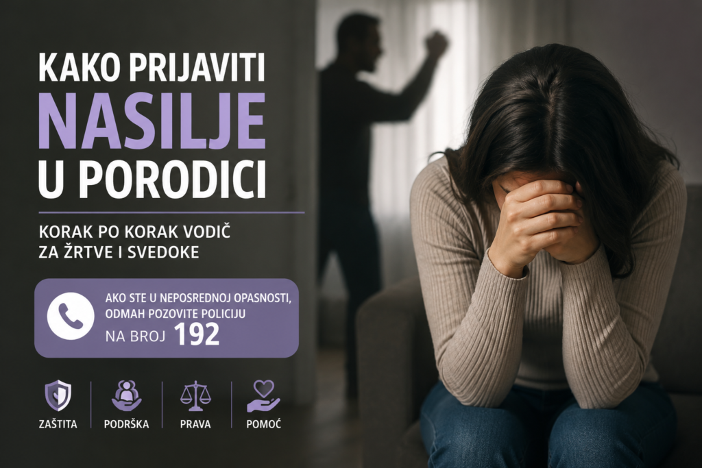 kako prijaviti nasilje u porodici